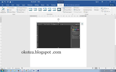 Cara Mudah Screenshot di Ms Word 2016