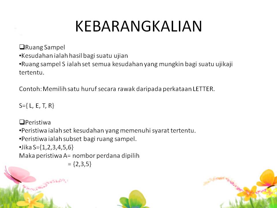 Matematik Spm Kebarangkalian