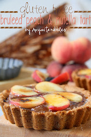 #glutenfree brûléed peach & #nutella tarts #paleo from Anyonita Nibbles