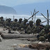 250 Prajurit TNI AL Latihan Operasi Pertahanan di Pantai Skouw Papua