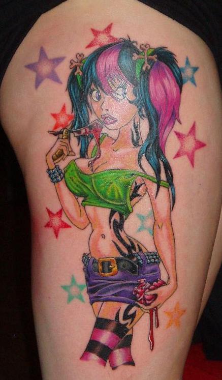 pin up tattoos for women
