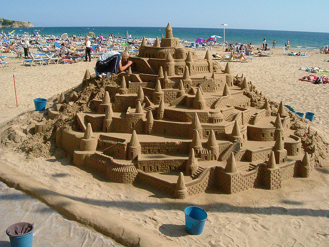 Fantásticas esculturas de areia