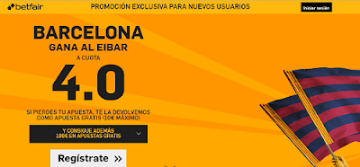 betfair Barcelona gana Eibar supercuota 4 Liga 6 marzo