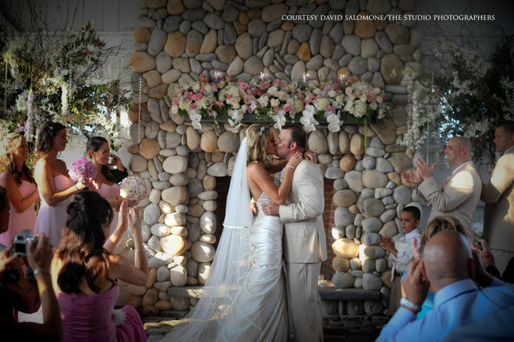 The bride Rachael wore a gown from my favorite designer Pnina Tornai