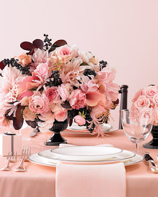 white black and vintage pink wedding ideas