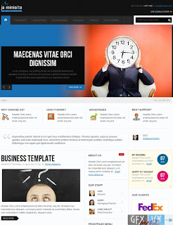 JA MiniSite - May 2011 Joomla! Template