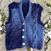 Finished by Cable Vest, free pattern