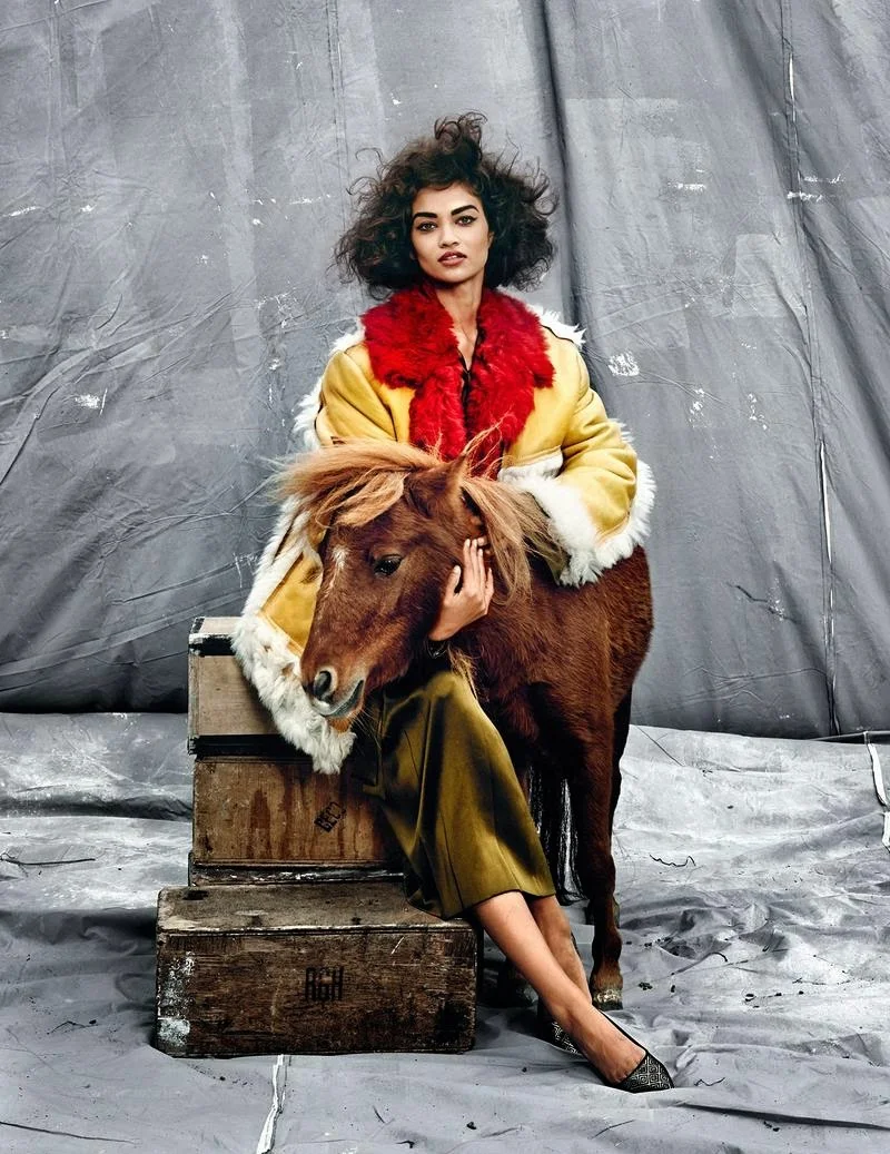 Vogue India editorial featuring Shanina Shaik by Kristian Schuller