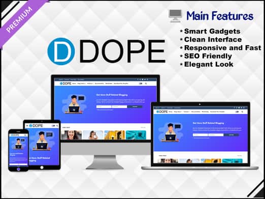 Dope - Creative & Responsive Blogger Template