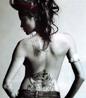 Celebrity Tattoos Angelina Jolie