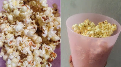 Resep dan Cara Membuat Caramel Popcorn Ala Bioskop dengan Biaya Murah., Caramel popcorn