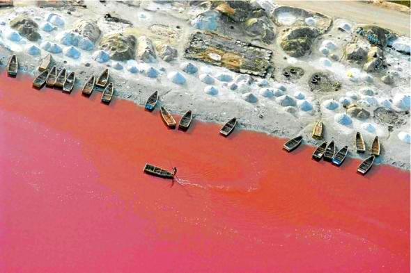 The Lac Rose (Or Lake Retba ) in Senegal