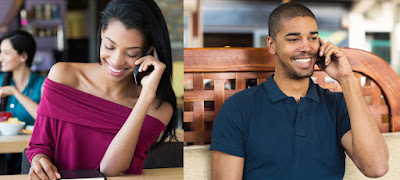 Boy and girl are talking to each other on phone after a long time as both were busy in achieving their goals in life.