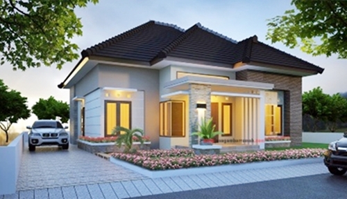 gambar rumah minimalis sederhana 1 lantai model 26