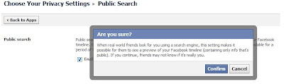 How to disable public search on Facebook