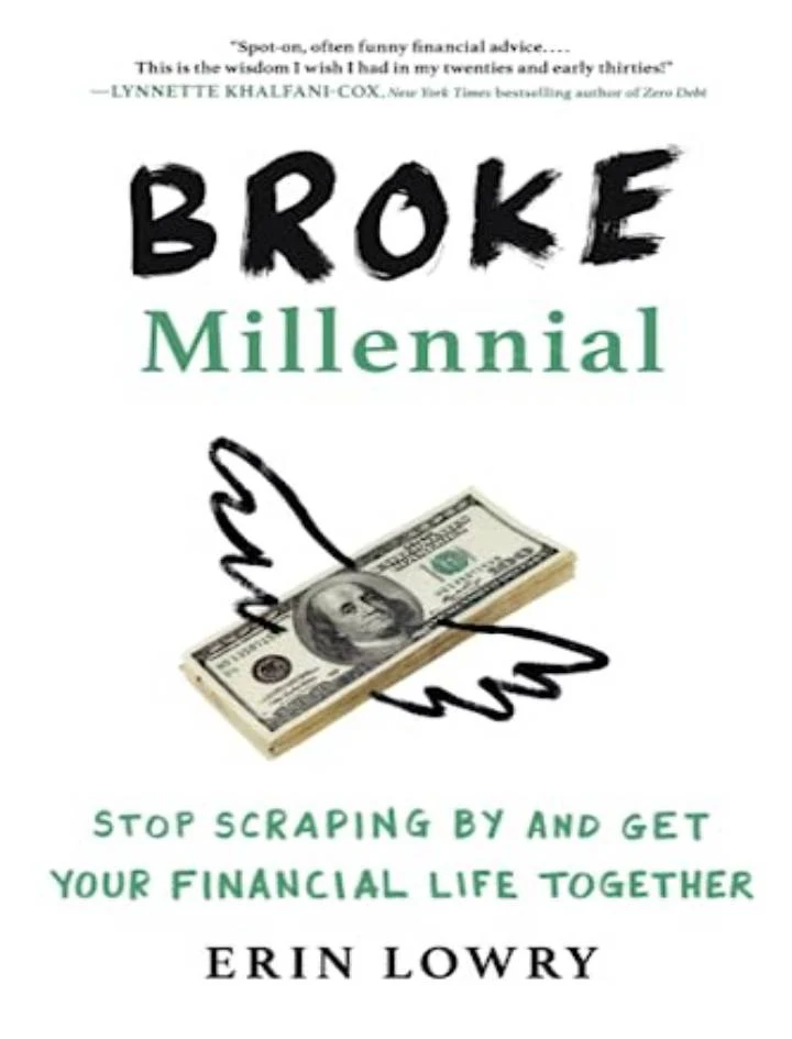 Cover Page Of Personal Finance Books Named  Broke Millennial