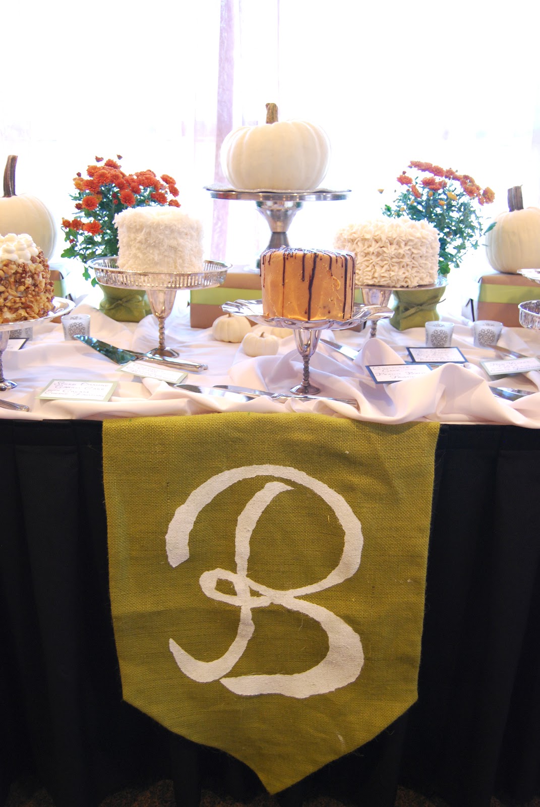 burlap table runners