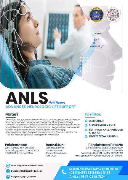 SERTIFIKAT ANLS PERDOSSI 12 SKP IDI-Jadwal Pelatihan ANLS (Advanced Neurologic Life Support) 2022