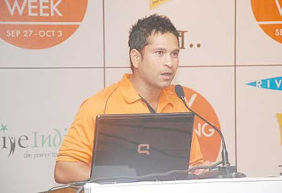 Sachin Tendulkar Raise Awareness Photos