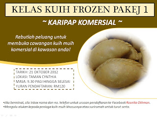 Aku.Zack Cakery: Kelas Aneka Kuih Frozen, Kelas Kuih Talam 