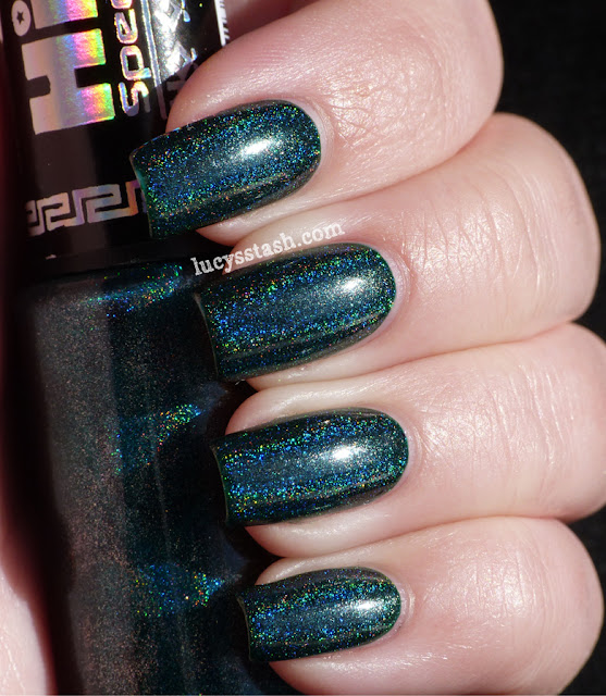 HITS No Olimpo Hera, holographic green teal colour