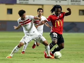 اخبار الخانكة  بالصورمصطفى فتحى يحرز هدف الزمالك الثالث  فى مرمى الطلائع