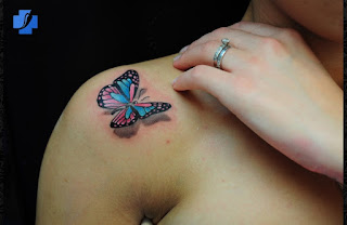 Idea for a Butterfly Tattoo for girls