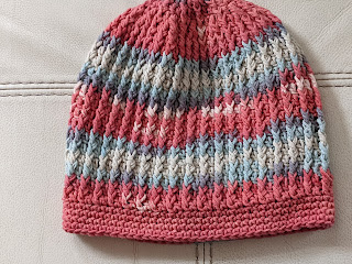 REVERSIBLE CABLED BEANIE - a free crochet pattern from Sweet Nothings Crochet