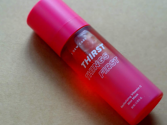 I Dew Care Thirst Things First Revitalizing Vitamin C Mist Mask Review, Photos