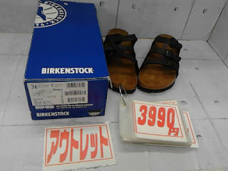 アウトレット　５８２２９４　ＢＩＲＫＥＮＳＴＯＣＫ　２３㎝　３９９０円 