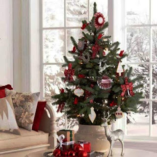 Contoh Dekorasi Pohon Natal Simpel tapi Cantik