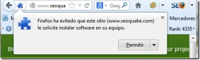 Instalando seoquake