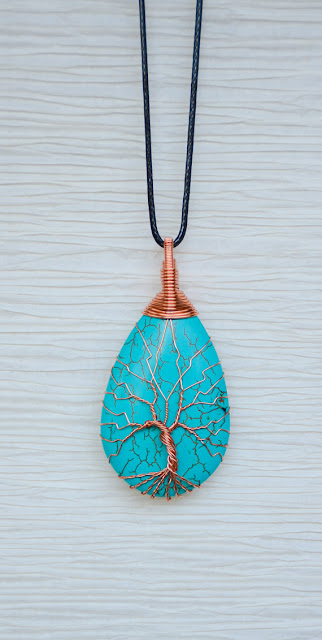 Recycled Beautifully copper cord necklace