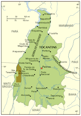 Tocantins Mapa da Cidade