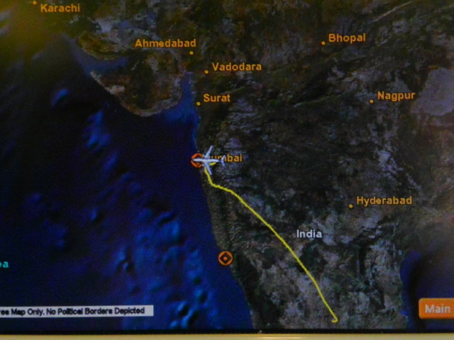 Flight:  Bangalore to Bombay / @Jet Airways