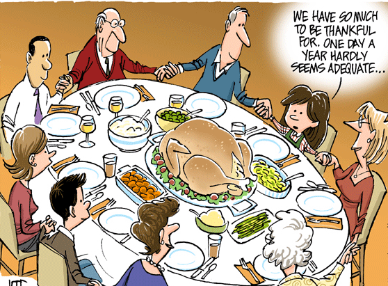 happy thanksgiving cartoon