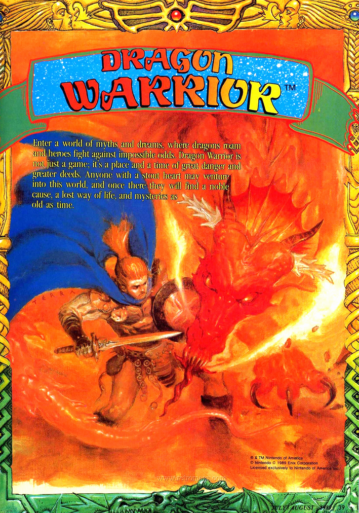 8 Bit City Dragon Warrior Strategy Guide Nintendo Power Scans
