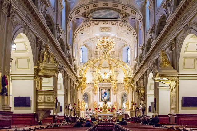 Cathedral-Basilica of Notre-Dame de Québec in Québec City, Canada