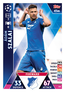 Match Attax UEFA Champions League 2018 2019 TSG 1899 Hoffenheim Set