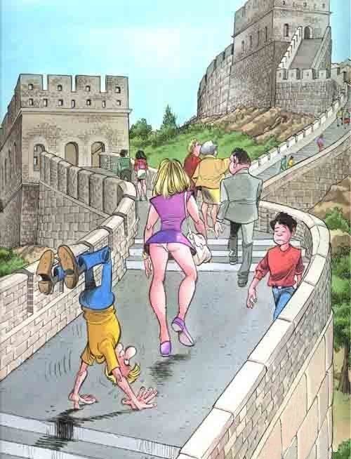 FUNNY GREAT WALL OF CHINA PICTURES