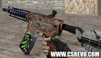 Skin M4A4 - Rage Of Gods - HD CS 1.6, m4a1, m4a4