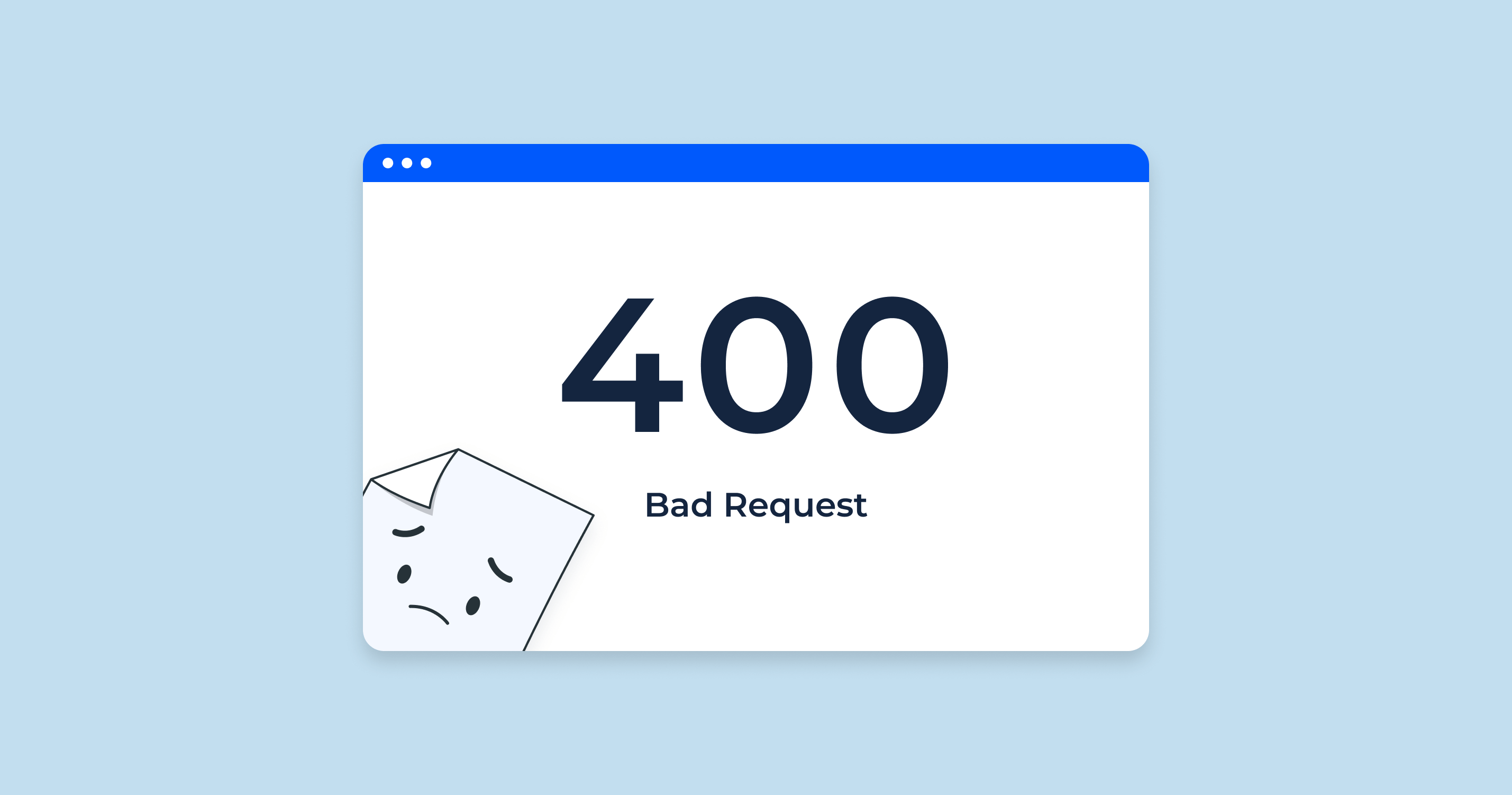 Why Getting 400 Bad Request Error When AJAX and PHP Codes are 100% Correct?