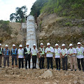 Bupati Dairi Tinjau Pembangunan PLTMH Lau Gunung Tanah Pinem, Juli 2020 Diharapkan Akan Dapat Beroperasi