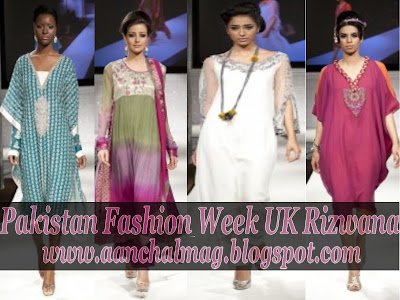 Fashion Week 2011 Pakistan on Kaftan Poncho Style Dresses At Pakistan Fashion Week Uk By Rizwana