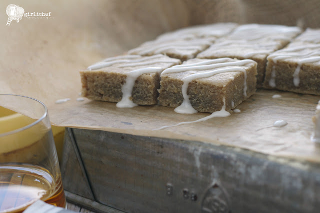 Banana Bourbon Browned Butter Bars