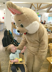 Jacob and Easter bunny 