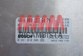 0281010908 A0001536479 Mercedes W220 CDi centralina motore Bosch