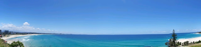 From the Lookout near Kirra Beach