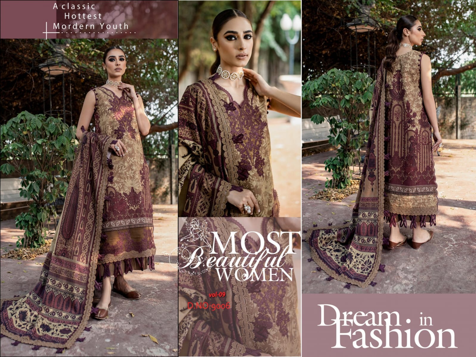 Luxury Lawn Collection Vol 9 Agha Noor Pakistani Salwar Suits Manufacturer Wholesaler
