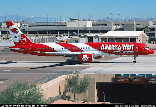 America West Airlines Boeing 757-2G7